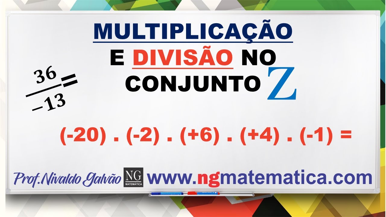 QUIZ DE MATEMÁTICA 9° ANO - Divisão de Números Inteiros 