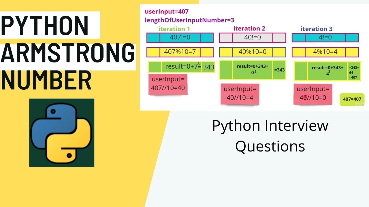 Fnmatch Python 25 задание. Armstrong number. Elements of Programming Interviews in Python. Программа питон ответы