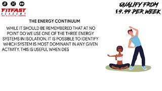 The energy continuum