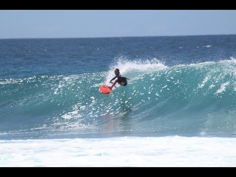 8-year Old Kobi Surfing The Maldives On The Perfect Wave Cobia