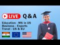 Live qa education business and travel