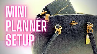 How to Set Up + PLAN in the Mini Happy Planner On the Go Purse Planner