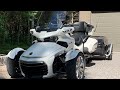 Can-am Spyder F3 LTD 3 year, 30,000 Km. maintenance review and air filter change.