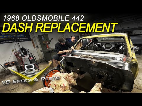 1968 Oldsmobile 442 Dashboard Replacement at V8 Speed and Resto Shop