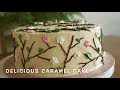 Caramel Butterscotch Cake/ Caramel Cake with Caramel Buttercream /Butterscotch Cake/  Home Baking.