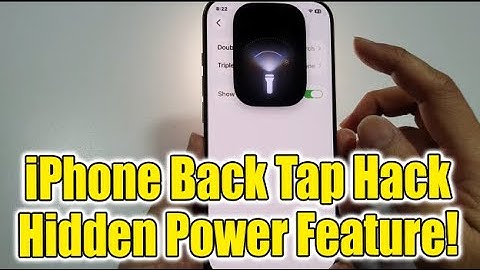 How to Use Back Tap for Hidden Shortcuts on iPhone
