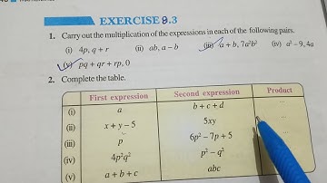 class-8th, chapter -Algebraic Expressions and Identities, exercise -8.3(Q.no-2) NCERT book.