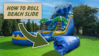 How To Roll And Fold A Waterslide By Yourself Xjump