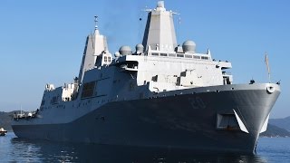 ステルス揚陸艦「グリーン・ベイ」が佐世保基地に入港・配備