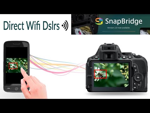 How to connect tether Nikon camera to mobile phone computer via WiFi