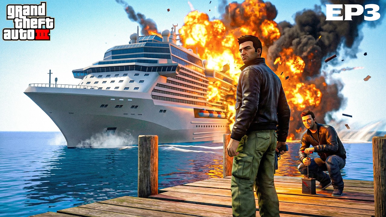 I DESTROYED A BIG SHIP IN LIBERTY CITY | GTA 3 EP 3