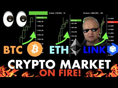 CRYPTO MARKET IS ON FIRE!!! 🔥📈 #Bitcoin | #Ethereum | #Chainlink