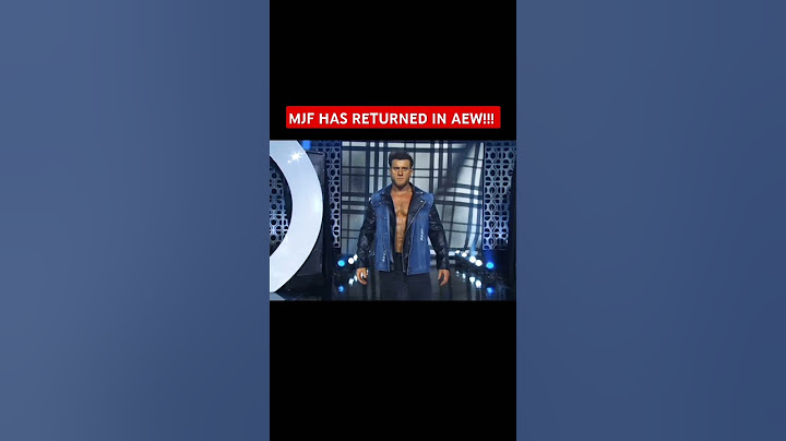 MJF returns at AEW Double Or Nothing #aew #mjf #aewdoubleornothing #aewdon #adamcole #tonykhan