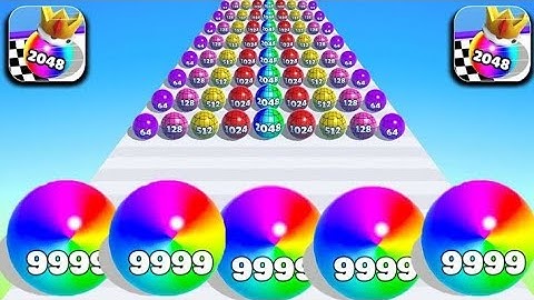 Ball Run 2048 - Gameplay Walkthrough Tutorial Levels (iOS, Android NinjaX YT is live! part - 231