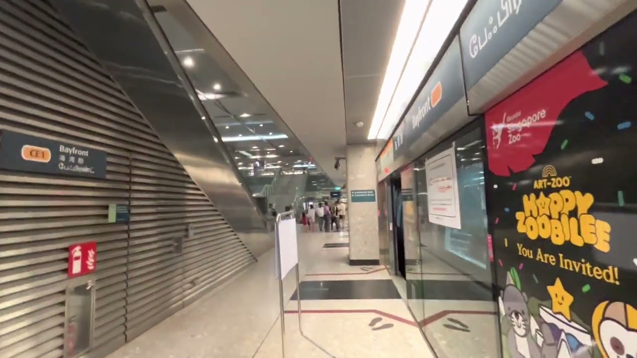 CCL shuttles 11/6/2023: Bayfront to Dhoby Ghaut via Promenade.