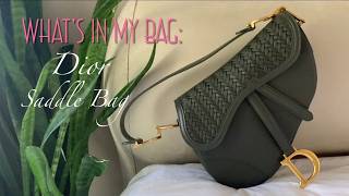 What’s In My Bag | J’Adore My New (To Me) DIOR Saddle Bag | What Fits, Purse Essentials, Full Review