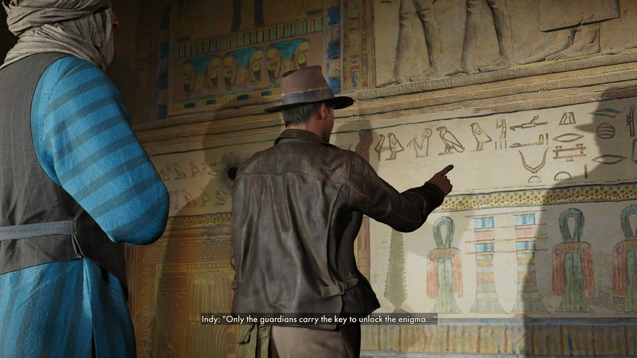 Indiana Jones and The Great Circle PS5. The Dream Stele. Nephilim