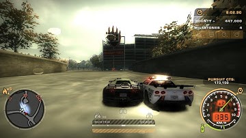 NFS Most Wanted: Police Run on Lamborghini