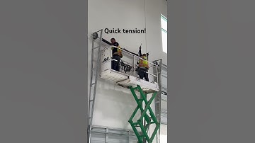 Tensioning 9x10 dock doors. #viral #shortsvideo #today #shortsyoutube #youtube #youtubeshorts