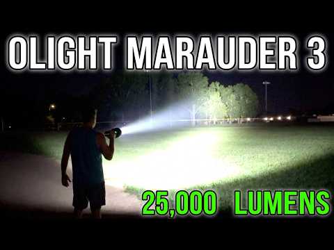 New Olight Marauder 3: The 25,000 Lumen Monster
