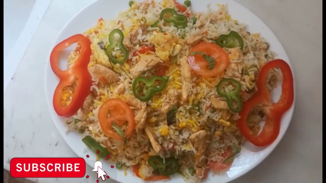 Abid Rice Chinese Fried Rice Recipy | By Chef Abid Ali - YouTube