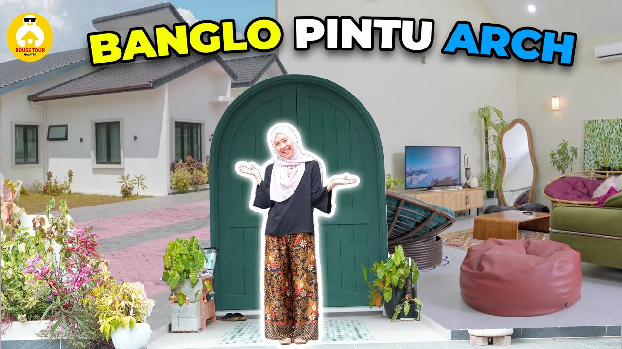 HOUSE TOUR EP 149: UMUR 29 DAH ADA BANGLO RM700K - TEMA ECLECTIC TROPICAL MEMANG RARE!!!