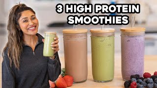 3 High Protein Smoothies I Super Creamy I Low Carb and Keto