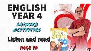 English Year 4  | Leisure Activities | Page 10