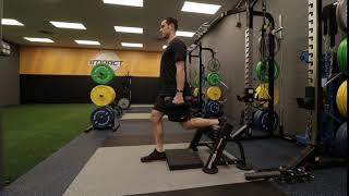 2 DB RFE Split Squat