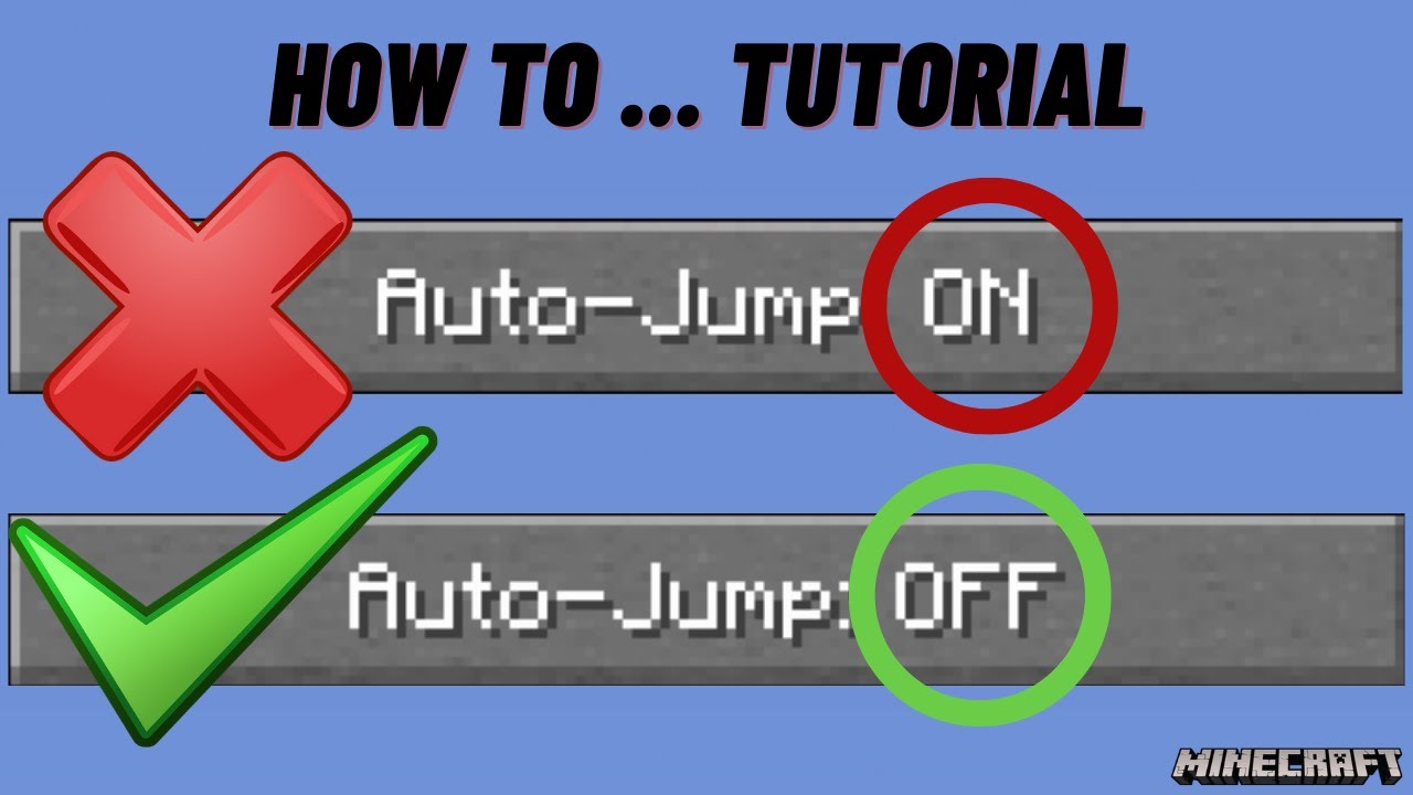 How To Turn Auto Jump Off In Minecraft