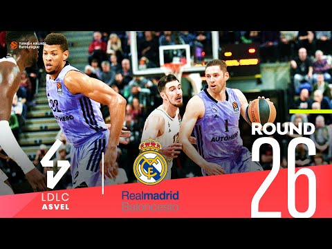 Real Madrid survives ASVEL comeback! | Round 26, Highlights | Turkish Airlines EuroLeague