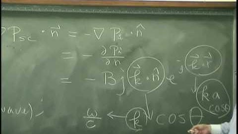 [Lecture 20-5: Diffraction and Scattering 1] Introduction to Acoustics by Prof. Yang-Hann Kim