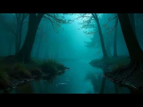 Mystical Foggy Forest Swamp - 4K Free Footage