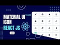 React js tutorial using fontawesome and material ui icons  hindi  zadav coding