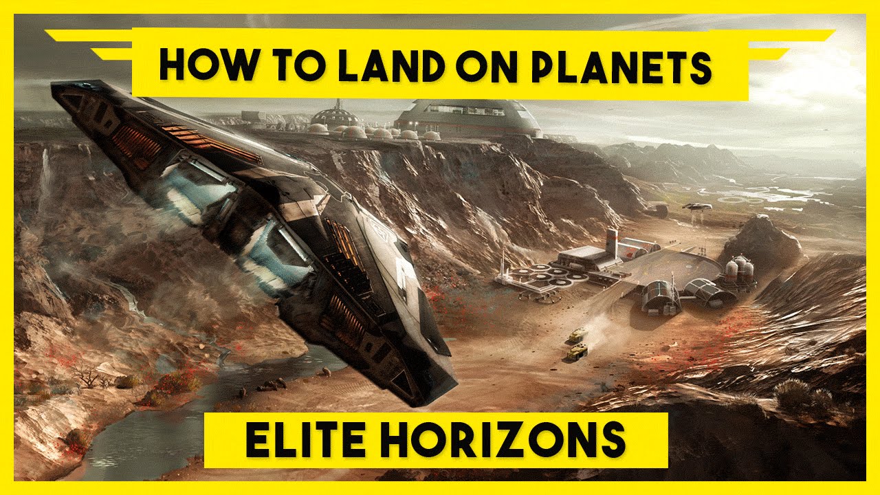 How to Land on a Planet - Elite Dangerous Horizons - Planetary Landings Tutorial