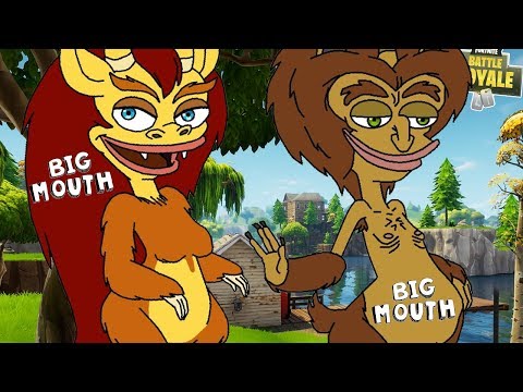 HORMONE MONSTERS VOICE TROLLING from BIG MOUTH on FORTNITE *HILARIOUS REACTIONS*