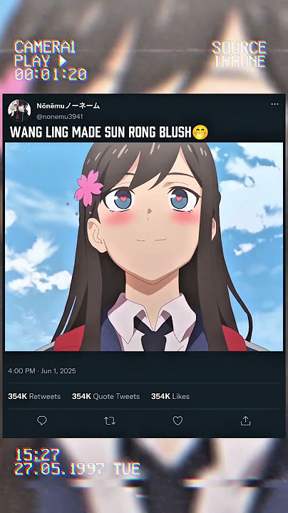 wang ling made sun rong blush🤭🤭🤭 || The Daily Life of Immortal King