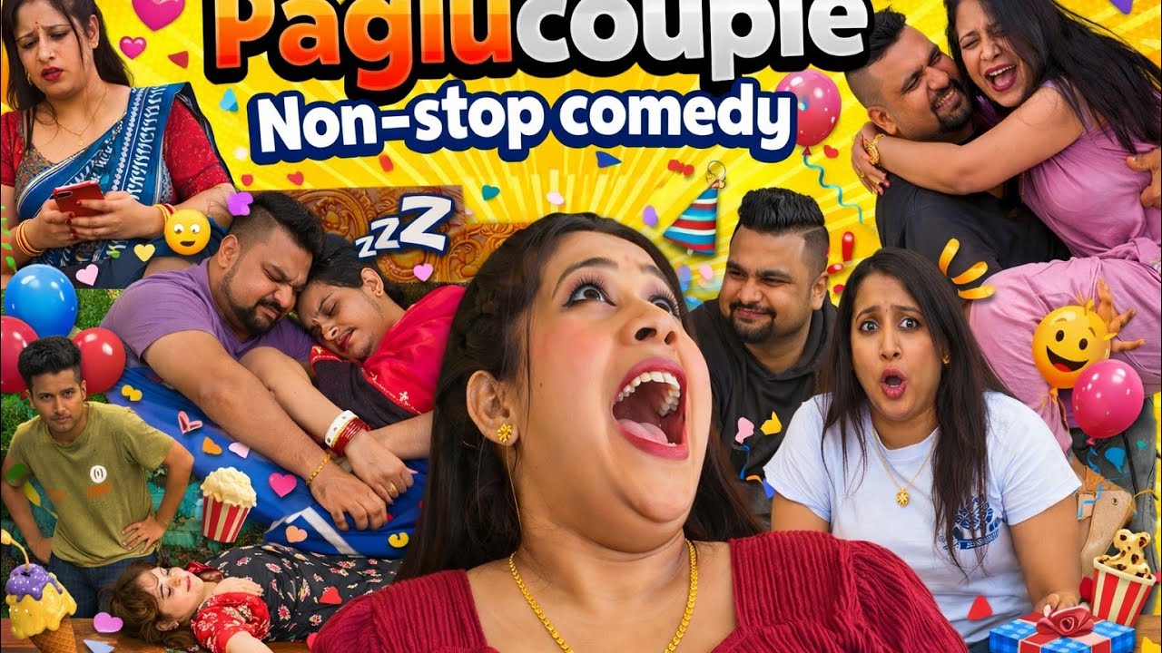 Non stop comedy video 😜😜😜😜 by @PagluCouple