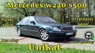 Mercedes w220 s500 - Unikat z Polskiego salonu