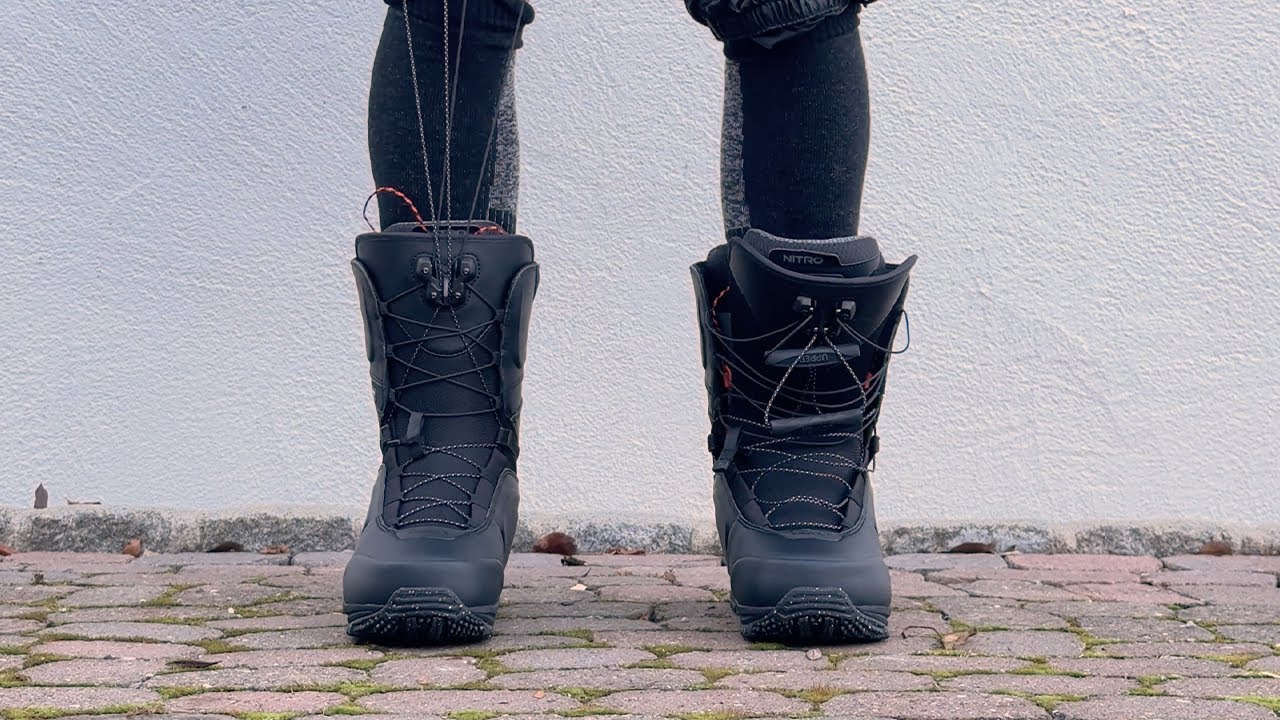 lacets boots snowboard nitro Vertical TLS+ end materials 2023 Nitro Select Lace Snowboard