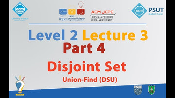 Disjoint Set | Level 2 Lecture 3 Part 4 - JCPC Summer Training 2018