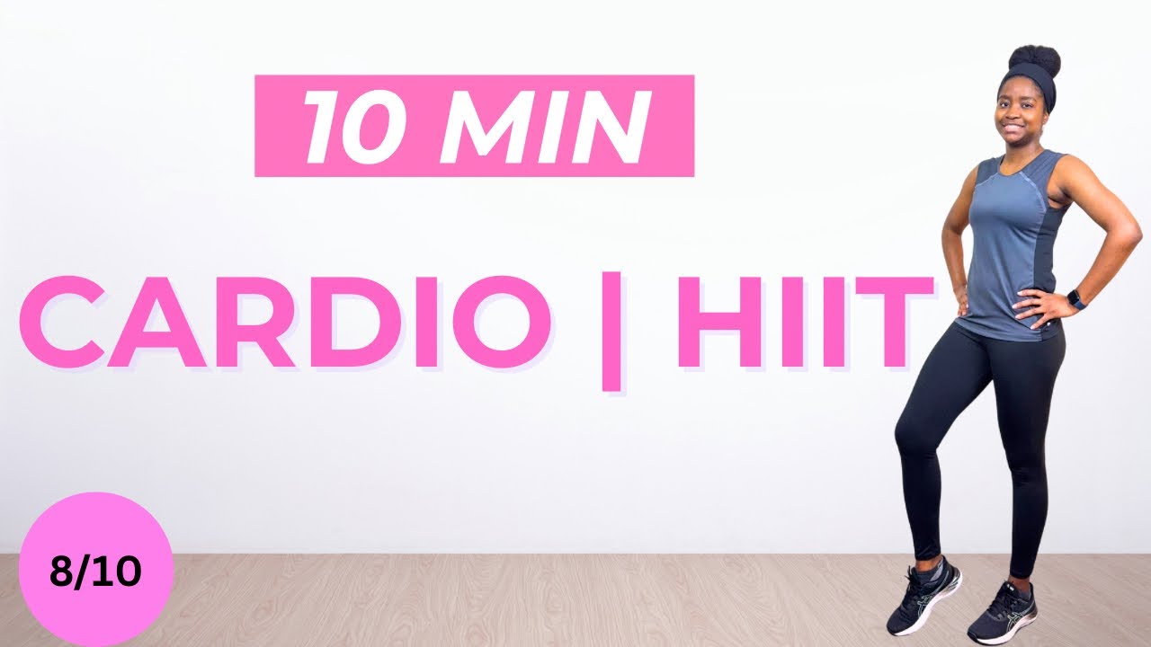 10 MIN HIIT Workout for Fat Burn | No Equipment CARDIO | No Excuses ...
