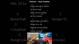 CHORD GITAR PETERPAN - YANG TERDALAM #akustik #chord #rythem