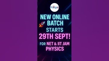 🚀 New Batch Starts 29 Sept | NET & IIT JAM Physics 2025
