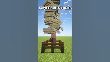minecraft logic 😂 part 2 #shorts #minecraft