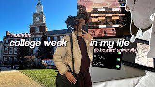 college week in my life at howard university ♡ 2024 reset, first week of classes, + campus life