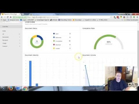 DocuSign Day in the Life of a Contract Staff Dashboards and Reports