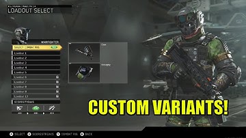 Infinite Warfare: Class Set Up with Variants