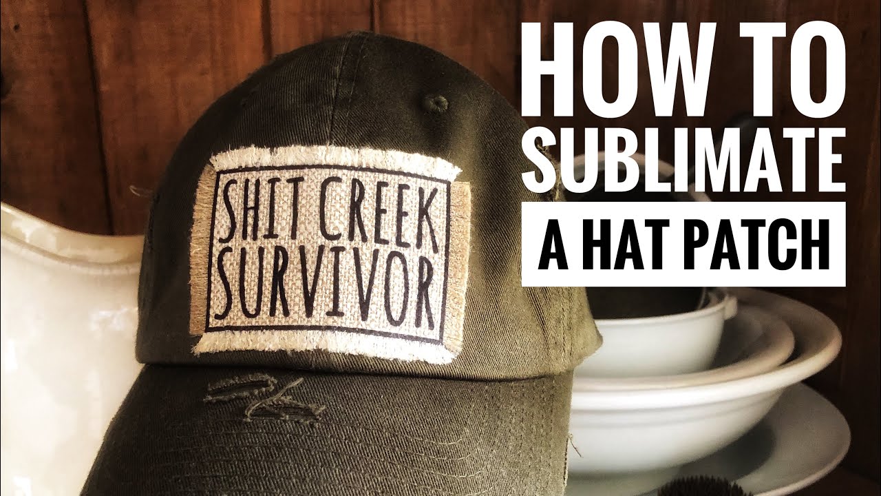 How To Make a Sublimation Raggy Patch Hat