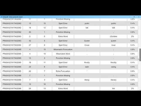 data entry qc report maker software